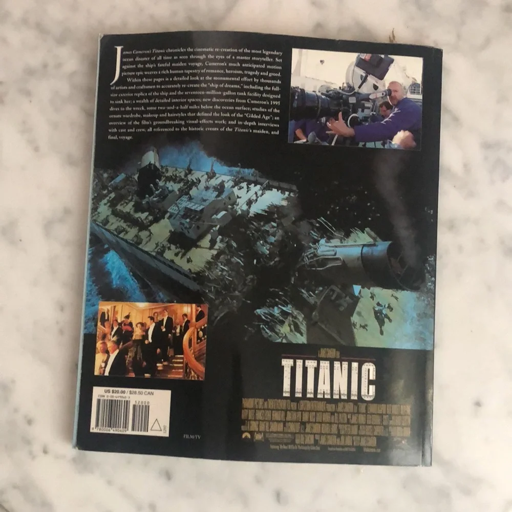 James Cameron’s Titanic Coffee Table Book 90’s